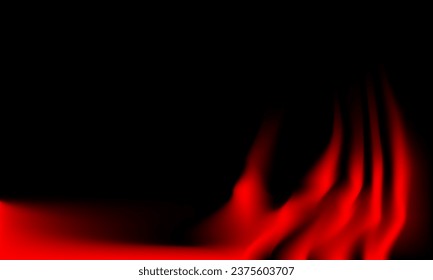 Creepy devil hand background, occult red shadow monster halloween concept, blur gradient vector.