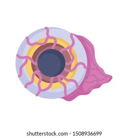 creepy eye icon trick or treat happy halloween