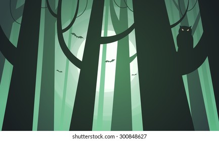 Creepy forest