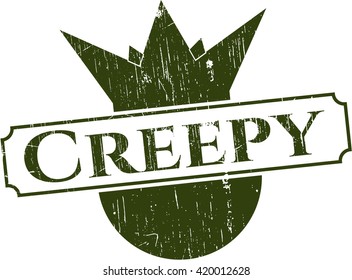 Creepy grunge stamp