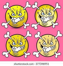 Creepy Halloween Emoticons