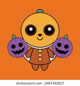 Creepy Halloween Festival Vector Art. Spook up your designs with this creepy 