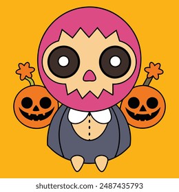 Creepy Halloween Festival Vector Art.Spook up your designs with this creepy Halloween festival vector art. 