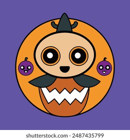 Creepy Halloween Festival Vector Art.Spook up your designs with this creepy Halloween festival vector art. 