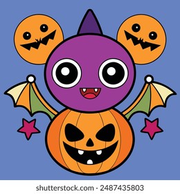 Creepy Halloween Festival Vector Art.Spook up your designs with this creepy Halloween festival vector art. 