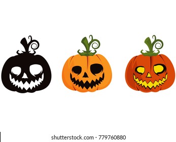 Creepy Helloween punkins