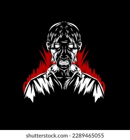 The creepy or horror man