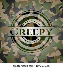  Creepy on camo texture