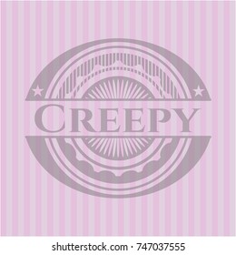 Creepy pink emblem
