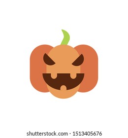 creepy pumpkin trick or treat happy halloween
