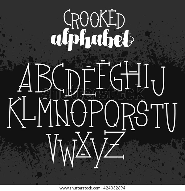 Creepy Set Voodoo Letters Your Halloween Stock Vector (Royalty Free ...
