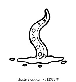 creepy tentacle cartoon
