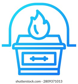 Crematorium Icon Element For Design