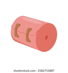 Crepe Bandage, Medicine Flat Vector Illustration - Isolated