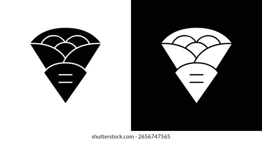 Crepe-Symbol Skalierbare Vektorgrafiken