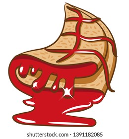 crepe vector graphic clipart design