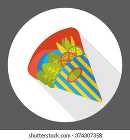 Creperie flat icon