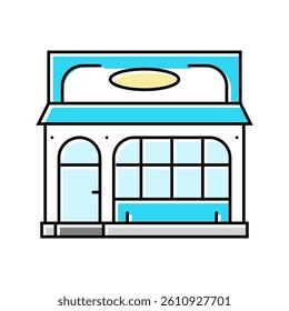 creperie street food cafe color icon vector. creperie street food cafe sign. isolated symbol illustration