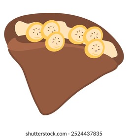 Crepes with Chocolate Cream illustration