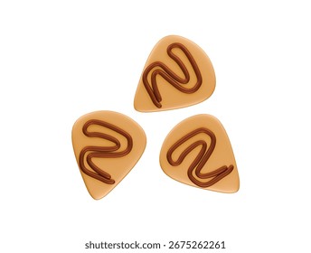  crepes icon 3d illustration render