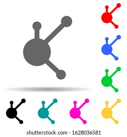 creptus multi color style icon. Simple glyph, flat vector of crypto icons for ui and ux, website or mobile application