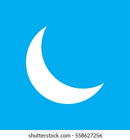 crescent icon illustration isolated vector sign symbol