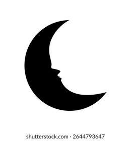 crescent icon vector design template
