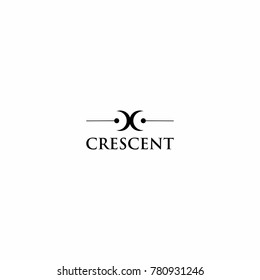 Crescent Logo Vector
