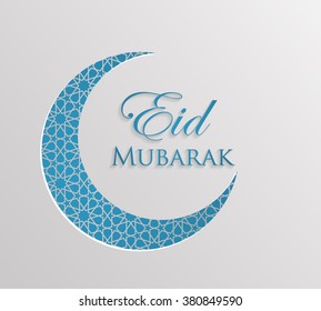 crescent moon holiday symbol background
