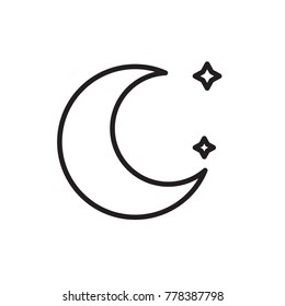 crescent moon icon