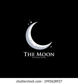Crescent Moon Logo Design Concept