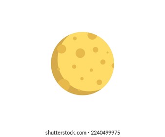 Crescent, moon, night icon. Vector illustration.