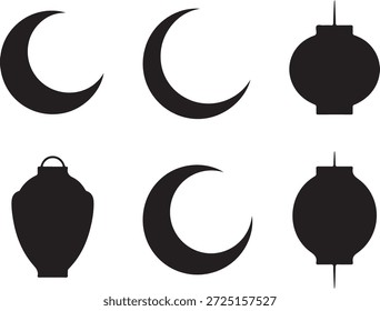 Lua Crescente e Conjunto de Combinações de Ornamentos