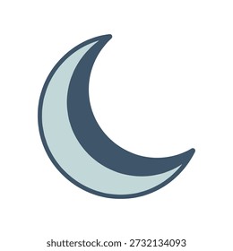 Crescent moon shape shines with celestial glow evoking mystery and wonder in the night sky symbolizing dreams lunar phases and the tranquil beauty of the cosmos casting a soft light