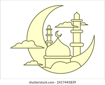 CRESCENT MOON IN THE SKY