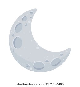 crescent moon space outer icon