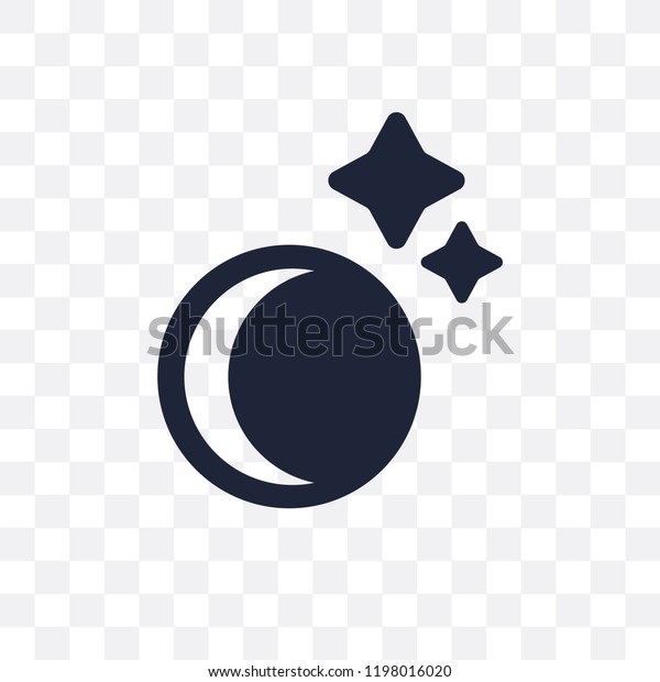 Crescent moon transparent icon. Crescent moon\
symbol design from Astronomy\
collection.