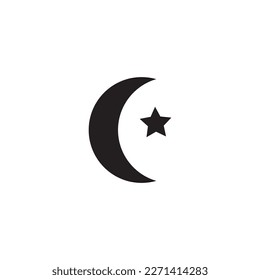 Crescent and star bolan logo icon