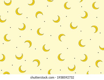 crescent and star pattern background