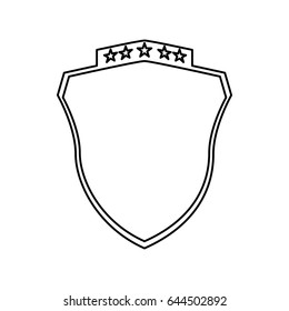 crest emblem five stars