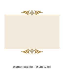 Crest Heraldry Ornamental Frame Vector. Shield Initial Decorative Logo Template Illustration Design.