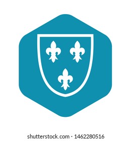 Crest icon. Simple illustration of crest vector icon for web