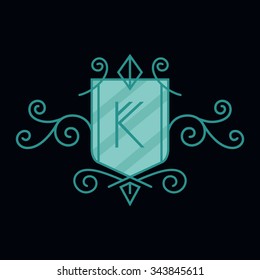 Crest Logo Alphabet