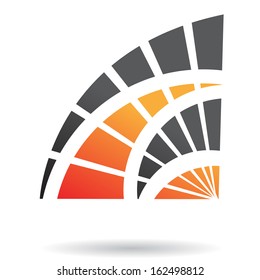 Crest Shaped Abstract Icon