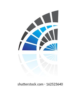 Crest Shaped Abstract Icon