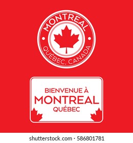 280 Welcome to montreal Images, Stock Photos & Vectors | Shutterstock