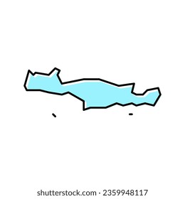 crete greece island color icon vector. crete greece island sign. isolated symbol illustration