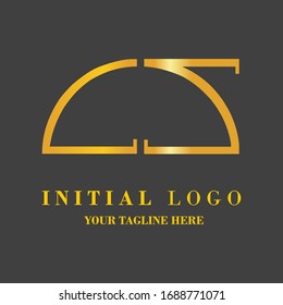 Cretive Initial Logo Elegant Business 