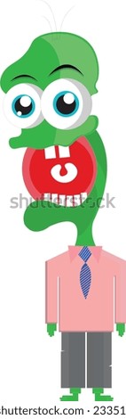 CRETURE DRAWİNG CARTOON CUTE AND GHOST Stock photo © 