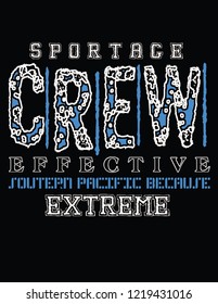 crew slogan design